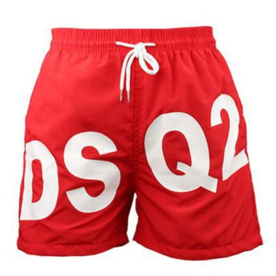 Men's Casual Printed Beach Shorts with Pocket